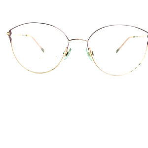 Fysh Eyeglasses, Frames Only, Titanium, 3640 S209, 51-21-140, Gold H18945